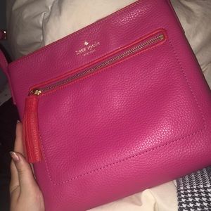 Kate Spade hot pink cross body bag